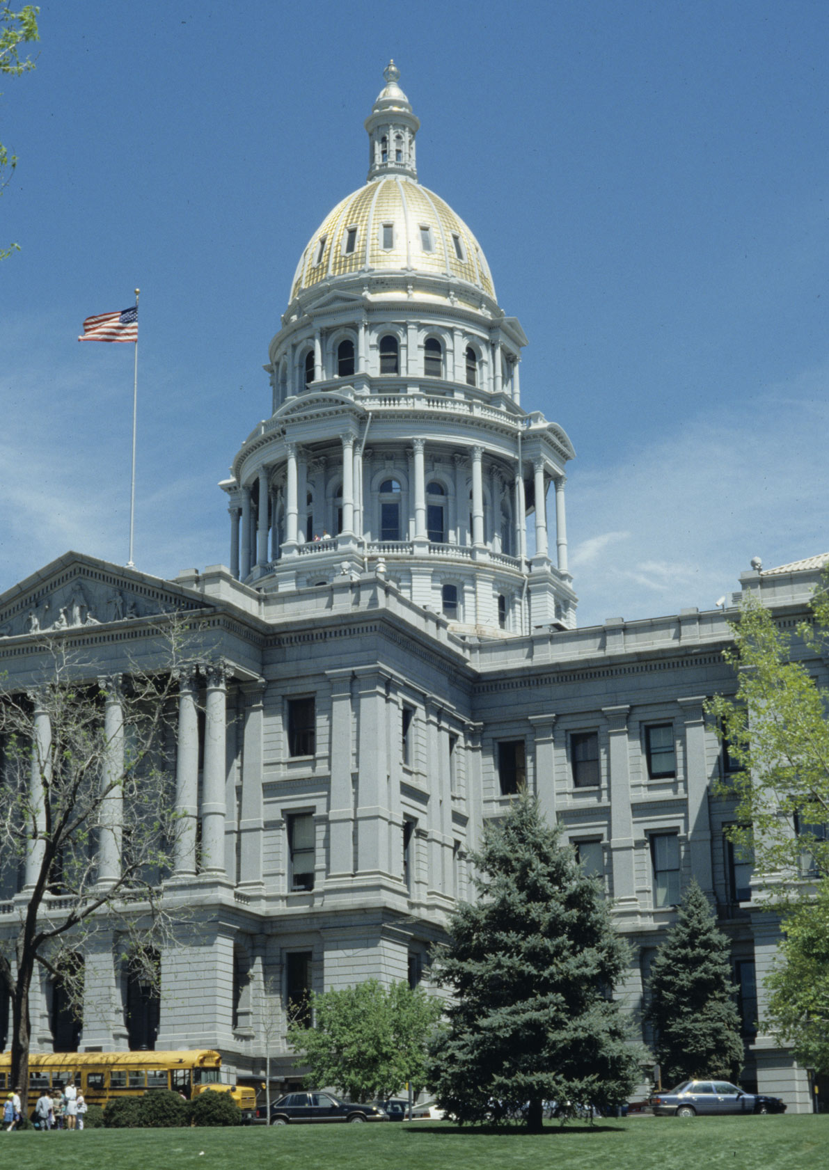 The State Capitol building in Denver.