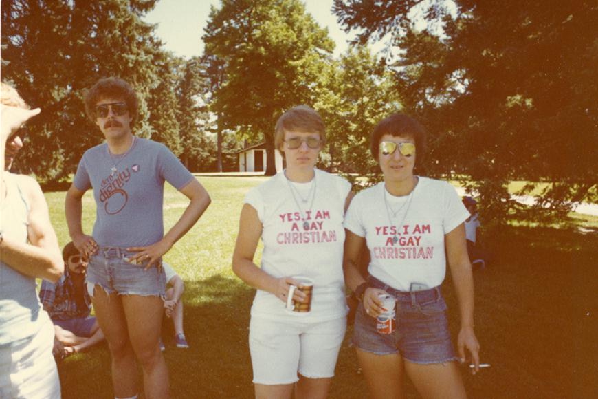 Gay and Lesbian Community Center of Colorado Collection photo of people at Gay Pride in 1979